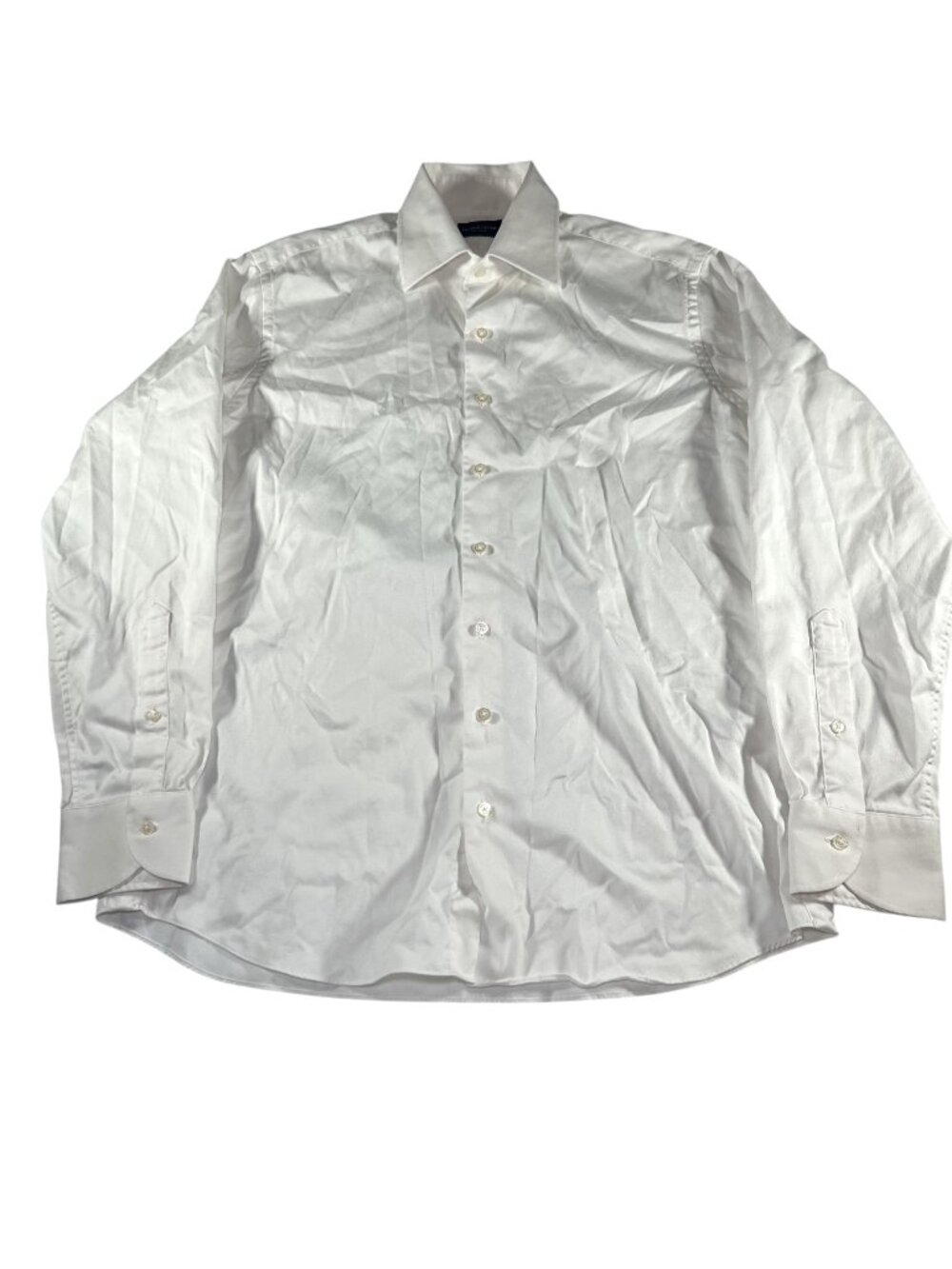 Proper Cloth Mens White Oxford Button Up Shirt Long Sleeve Size Medium/Large